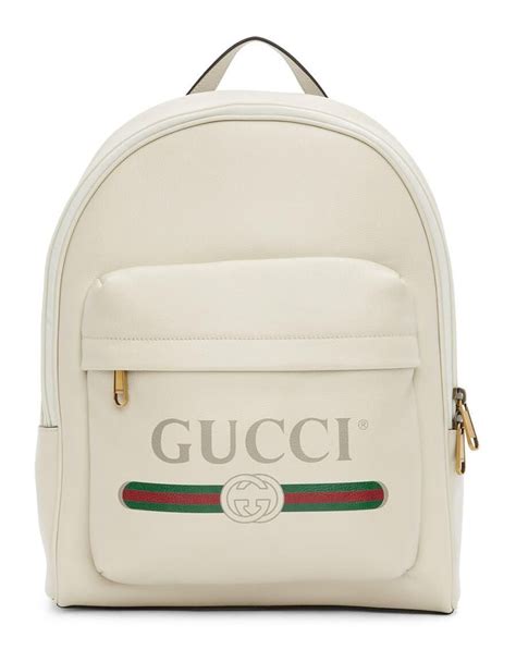 gucci white backpack|gucci white backpack purse.